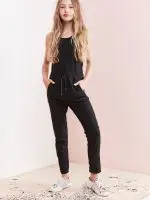 ⁦אוברול קשירה | שחור⁩ – תמונה ⁦4⁩