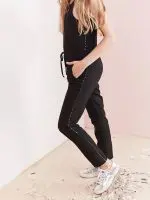 ⁦אוברול קשירה | שחור⁩ – תמונה ⁦3⁩
