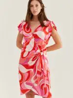 ⁦EMILY DRESS | פוקסיה⁩ – תמונה ⁦2⁩