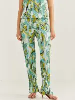 WRINKLED PANTS | ירוק משולב