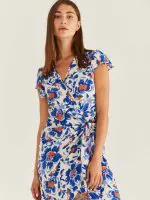 ⁦EMILY DRESS | כחול משולב⁩ – תמונה ⁦2⁩