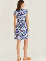 ⁦EMILY DRESS | כחול משולב⁩ – תמונה ⁦6⁩