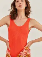 ⁦SORBET ISLAND RIVA ONE PIECE SWIMWEAR | אדום⁩ – תמונה ⁦5⁩