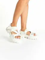 ⁦PALLADIUM REVOLT SANDAL MONO | לבן⁩ – תמונה ⁦4⁩