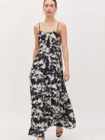 ⁦STAR DRESS | שחור מחולק⁩ – תמונה ⁦4⁩