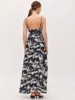 ⁦STAR DRESS | שחור מחולק⁩ – תמונה ⁦3⁩