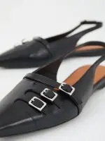 ⁦VAGABOND HERMINE FLATS | שחור⁩ – תמונה ⁦3⁩