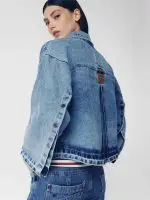 DENIM MID JACKET | ג׳ינס