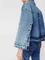 ⁦DENIM MID JACKET | ג׳ינס⁩ – תמונה ⁦2⁩