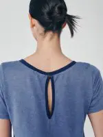 ⁦T-V SHIRT | כחול⁩ – תמונה ⁦3⁩