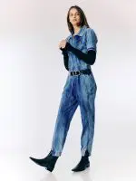 ⁦DENIM JUMPSUIT⁩ – תמונה ⁦4⁩