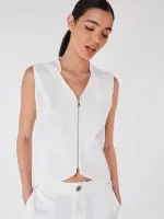 ⁦WOW VEST | לבן⁩ – תמונה ⁦3⁩