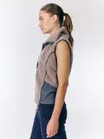 ⁦BIKER VEST | מוקה⁩ – תמונה ⁦3⁩
