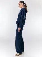 ⁦ACTIVE STRAIGHT PANTS | נייבי⁩ – תמונה ⁦6⁩