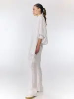 ⁦NEW BREEZE PANTS | לבן שבור⁩ – תמונה ⁦6⁩