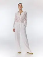 NEW BREEZE PANTS | לבן שבור