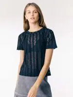 ⁦NY SHIRT | שחור תחרה⁩ – תמונה ⁦2⁩
