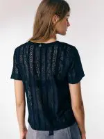 ⁦NY SHIRT | שחור תחרה⁩ – תמונה ⁦3⁩