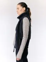 ⁦BIKER VEST | אפור כהה⁩ – תמונה ⁦3⁩