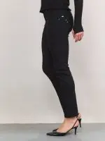 ⁦CHINO GO PANTS | שחור⁩ – תמונה ⁦4⁩