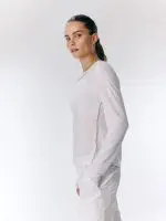 ⁦NICKY LONG T SHIRT | לבן⁩ – תמונה ⁦6⁩