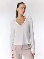HOODIE SHIRT | לבן