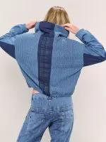 ⁦CRAZY BOMBER JACKET | כחול⁩ – תמונה ⁦4⁩