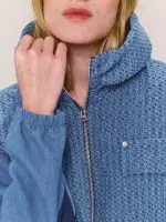 ⁦CRAZY BOMBER JACKET | כחול⁩ – תמונה ⁦2⁩