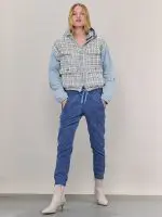 ⁦VIBE CORDEROY PANTS | כחול⁩ – תמונה ⁦4⁩