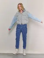 ⁦VIBE CORDEROY PANTS | כחול⁩ – תמונה ⁦3⁩
