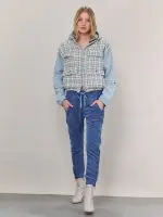 VIBE CORDEROY PANTS | כחול