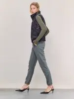 ⁦BIKER QUILT VEST | שחור⁩ – תמונה ⁦4⁩