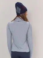 ⁦LONG BASIC TURTLENECK | אפור⁩ – תמונה ⁦6⁩