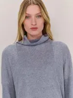 ⁦WINTER HEAT KNIT | אפור⁩ – תמונה ⁦6⁩