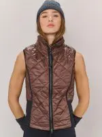 ⁦BIKER QUILT VEST | חום⁩ – תמונה ⁦3⁩