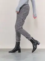 ⁦VIBE CORDEROY PANTS | אפור⁩ – תמונה ⁦4⁩