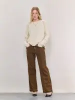 ⁦WASHED SHIRT | שמנת⁩ – תמונה ⁦2⁩