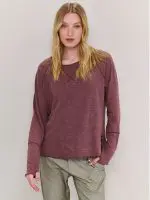 ⁦WASHED SHIRT | בורדו⁩ – תמונה ⁦6⁩