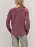 ⁦WASHED SHIRT | בורדו⁩ – תמונה ⁦5⁩