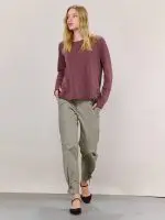 ⁦WASHED SHIRT | בורדו⁩ – תמונה ⁦2⁩