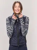 BIKER QUILT VEST | נייבי