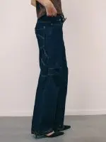 ⁦CARGO JEANS | כהה⁩ – תמונה ⁦6⁩