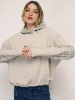 ACTIVE SWEATSHIRT | אבן בהיר