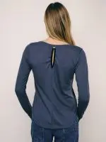 ⁦T-LIN SHIRT | שחור אפור⁩ – תמונה ⁦4⁩