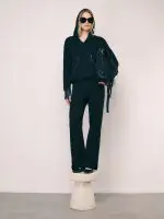 ⁦HOODIE CROCHET | שחור⁩ – תמונה ⁦3⁩