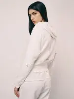 ⁦CLOUD ZIP TOP | שמנת⁩ – תמונה ⁦3⁩