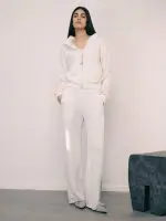 ⁦CLOUD ZIP TOP | שמנת⁩ – תמונה ⁦4⁩