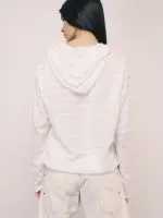 ⁦HOODIE CROCHET | שמנת⁩ – תמונה ⁦3⁩