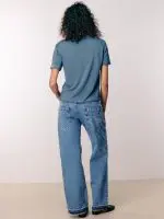 ⁦COTTON TSHIRT | כחול⁩ – תמונה ⁦2⁩