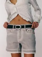 DENIM SHORTS | אבן